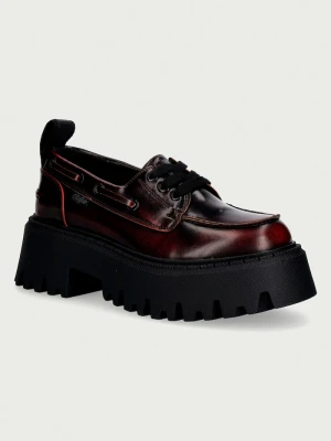 Buffalo mokasyny damskie Aspen Boat bordowy