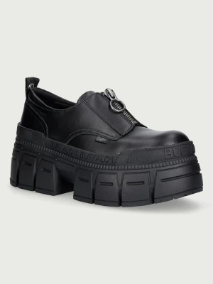 Buffalo mokasyny męskie Gopher Front Zip Lo Bs czarny