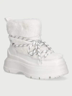Buffalo Olympia Fur Boot śniegowce damskie biały