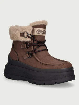 Buffalo Olympia Wallaby Boot Warm śniegowce damskie brązowy