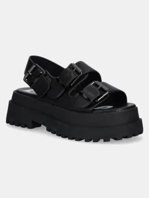 Buffalo sandały Pluto Ari damskie kolor czarny na platformie 1602268-BLK