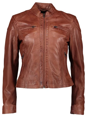 Buffalo Skórzana kurtka w kolorze karmelowym rozmiar: 42