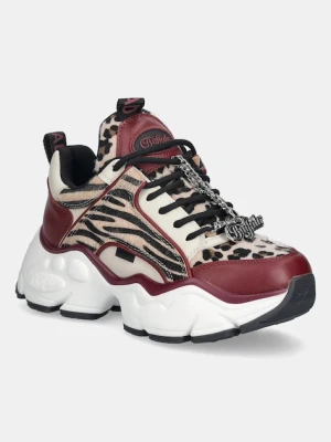 Buffalo sneakersy Binary Glam damskie kolor bordowy 1636515-RCL