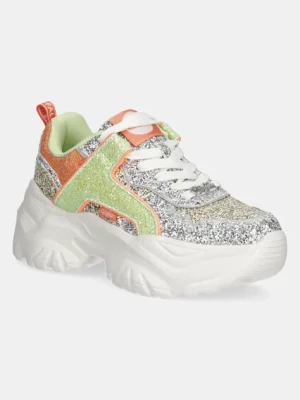 Buffalo sneakersy Bliss One Glam kolor srebrny 1636361-SLV