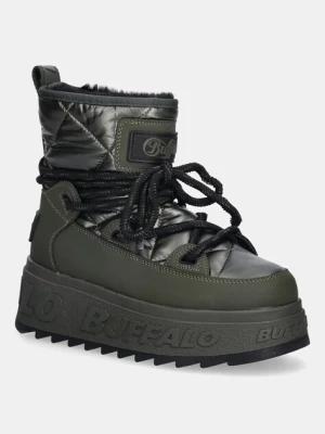 Buffalo śniegowce Eliza Snow Boot kolor zielony 1270144-KHA