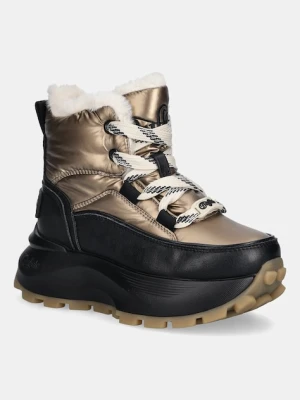Buffalo śniegowce Manhatten Lace Up Puffed kolor złoty 1622622-GLD