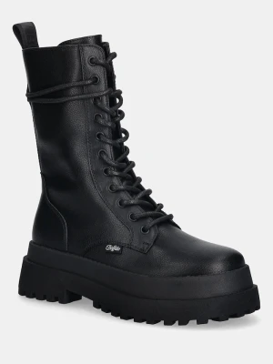 Buffalo workery Pluto Lace Up Mid czarny