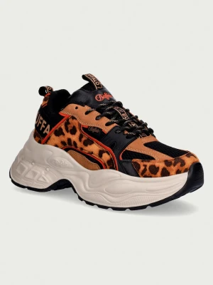 Buffalo Yuno sneakersy damskie brązowy
