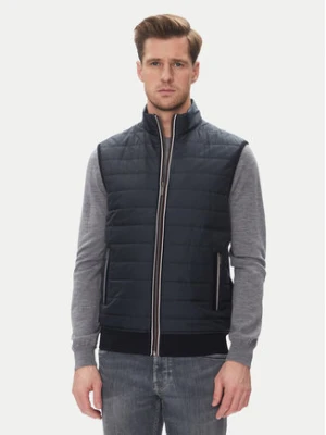 Bugatti Bezrękawnik 8850 75121C Granatowy Regular Fit