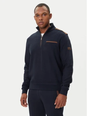 Bugatti Bluza 8500-85050D Granatowy Regular Fit