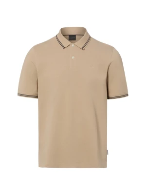 Bugatti koszulka polo Mężczyźni Bawełna (100%) brązowy