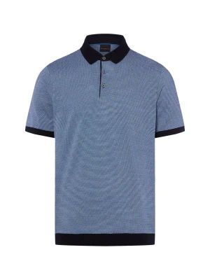 Bugatti koszulka polo Mężczyźni Bawełna (100%) niebieski