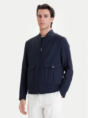 Bugatti Kurtka bomber 171300-11045 Granatowy Regular Fit