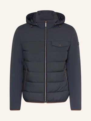 Bugatti Kurtka Pikowana Z Izolacją Dupont™ Sorona® I Odpinanym Kapturem blau