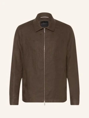 Bugatti Kurtka Z Lnu braun