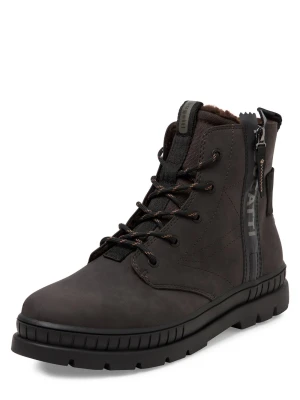 Bugatti Męskie buty za kostkę Mężczyźni Sztuczna skóra brązowy jednolity,