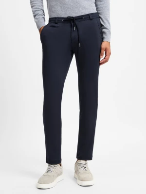 Bugatti Męskie chinosy Mężczyźni niebieski jednolity,