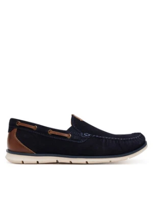 Bugatti Mokasyny 321-ARU61-1400 Granatowy