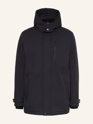 Bugatti Parka Z Odpinanym Kapturem blau CZARNY