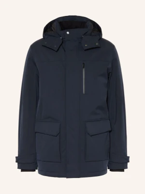 Bugatti Parka Z Odpinanym Kapturem blau GRANATOWY