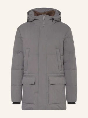 Bugatti Parka Z Odpinanym Kapturem grau