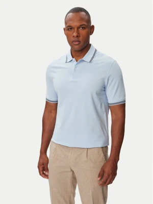 Bugatti Polo 8150-15001E Niebieski jasny Regular Fit