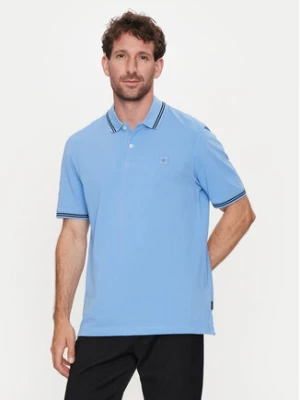 Bugatti Polo 8150 55001A Niebieski Slim Fit