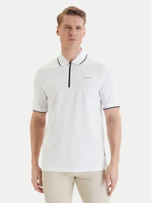 Bugatti Polo 8150-75033C Biały Regular Fit