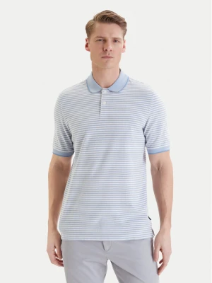 Bugatti Polo 8150-75092C Niebieski jasny Regular Fit