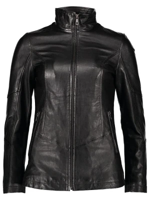 Bugatti Skórzana kurtka w kolorze czarnym rozmiar: 36