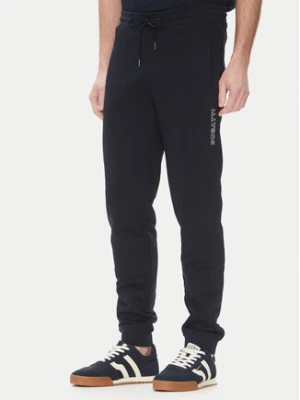 Bugatti Spodnie dresowe 8250 75070C Granatowy Regular Fit