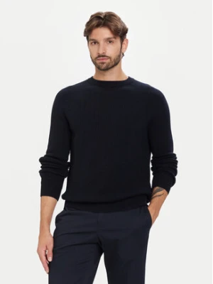 Bugatti Sweter 7400 65563B Granatowy Regular Fit