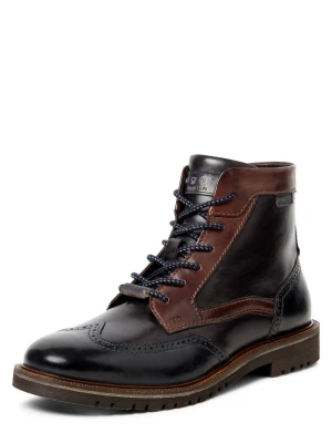 Bugatti Sznurowane buty Mężczyźni skóra brązowy jednolity,