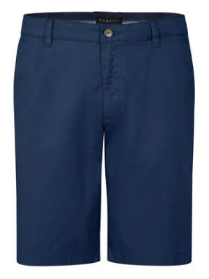 Bugatti Szorty materiałowe 4379-76441C Niebieski Regular Fit