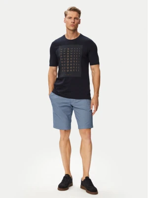 Bugatti T-Shirt 8350-15046E Granatowy Regular Fit