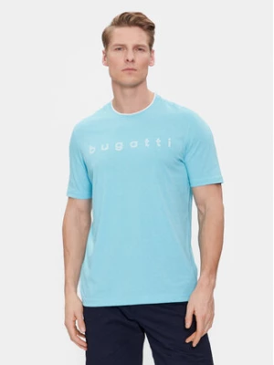 Bugatti T-Shirt 8350 35042 Błękitny Regular Fit