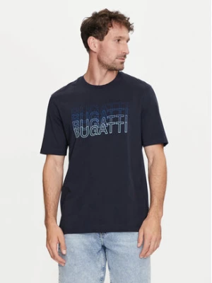 Bugatti T-Shirt 8350 55042A Granatowy Modern Fit