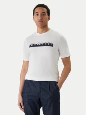 Bugatti T-Shirt 8350-75043C Biały Regular Fit