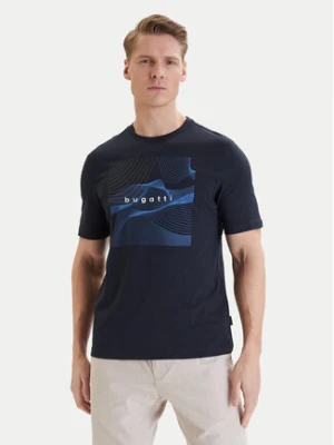Bugatti T-Shirt 8350-75044C Granatowy Regular Fit