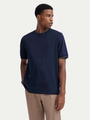 Bugatti T-Shirt 8350-75091C Granatowy Regular Fit