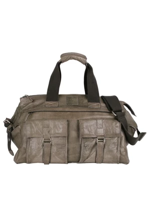 BULL & HUNT Skórzana torba podróżna w kolorze szarobrązowym - 50 x 24 x 25 cm rozmiar: onesize