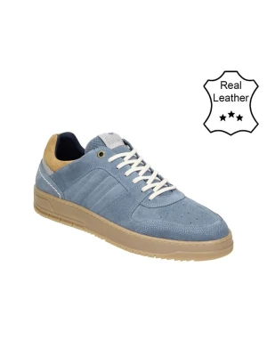 Bullboxer Skórzane sneakersy w kolorze niebieskim rozmiar: 45