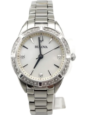 Bulova - kobieta - 96R228 - z diamentami zegarka Bulova