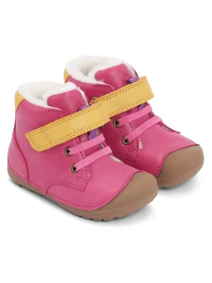 Bundgaard Buty "Petit Mid Winter Lace Sport" w kolorze różowym do nauki chodzenia rozmiar: 20