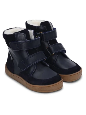 Bundgaard Skórzane botki "Basil Strap Mini II TEX" w kolorze granatowym rozmiar: 21
