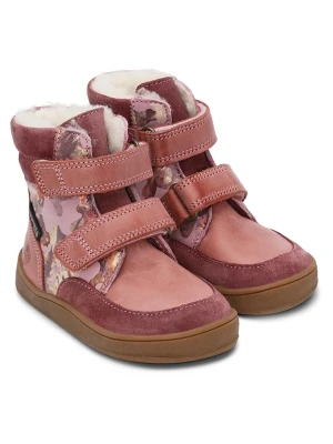 Bundgaard Skórzane botki "Basil Strap Mini II TEX" w kolorze jasnoróżowym rozmiar: 21