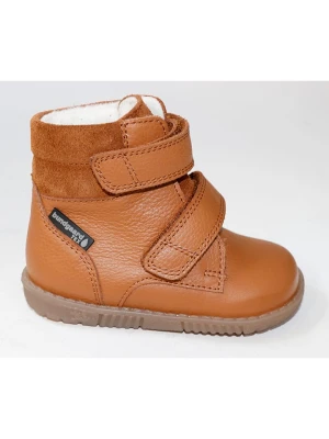 Bundgaard Skórzane botki "Robyn" w kolorze jasnobrązowym rozmiar: 27