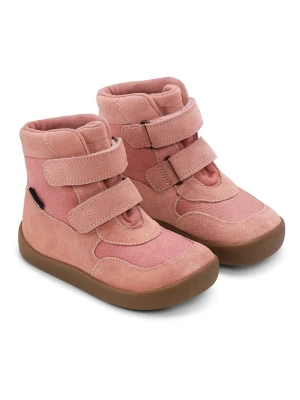 Bundgaard Skórzane botki zimowe "Bobbie" w kolorze jasnoróżowym rozmiar: 22