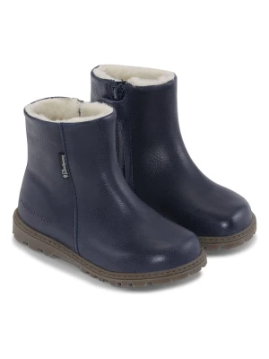 Bundgaard Skórzane botki zimowe "Tarok" w kolorze granatowym rozmiar: 32
