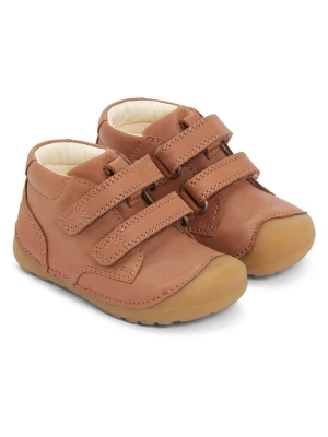 Bundgaard Skórzane buty "Petit Strap" w kolorze pomarańczowym do nauki chodzenia rozmiar: 19